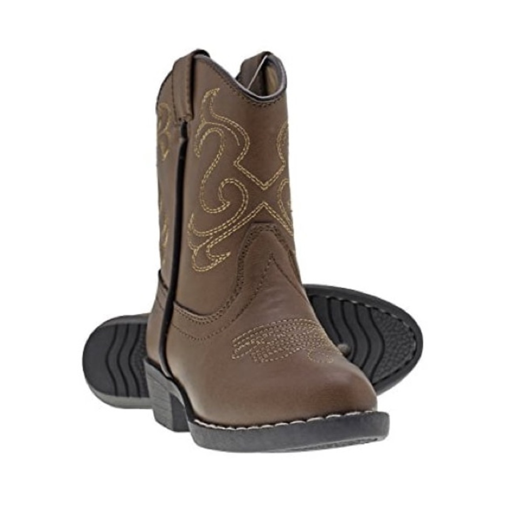 NWOB Canyon Trails Kid’s Lil Cowboy Classic Western Boots Pointed Toe 3M